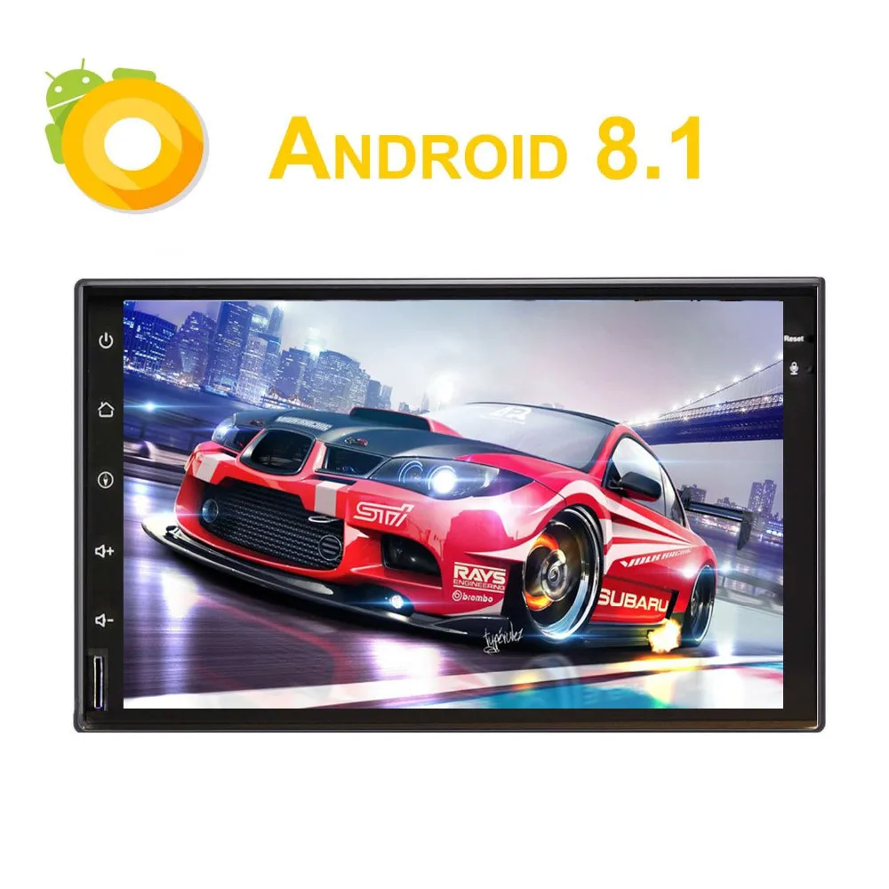 Автомобиль Радио Аудио Видео плеер WI-FI Android 8 1 Bluetooth gps RDS радио + дополнительный