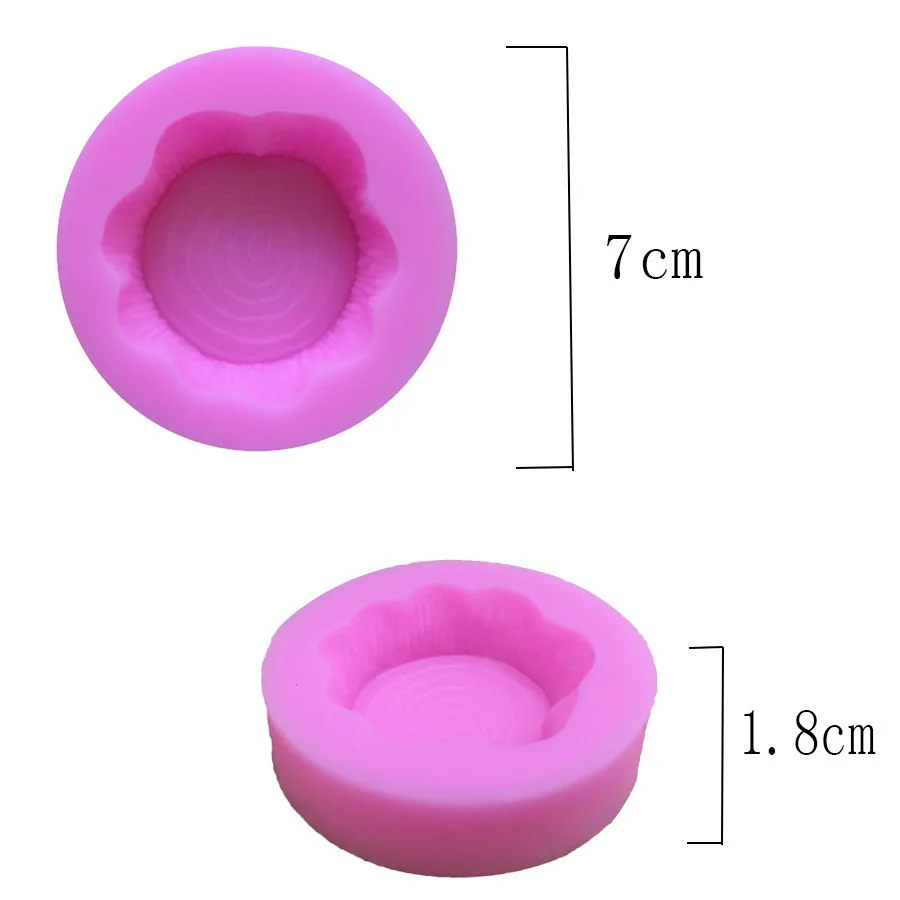 1 шт. 3D форма для выпечки дерева &quotпень&quot силиконовая тортов формы мыла Sugarcraft