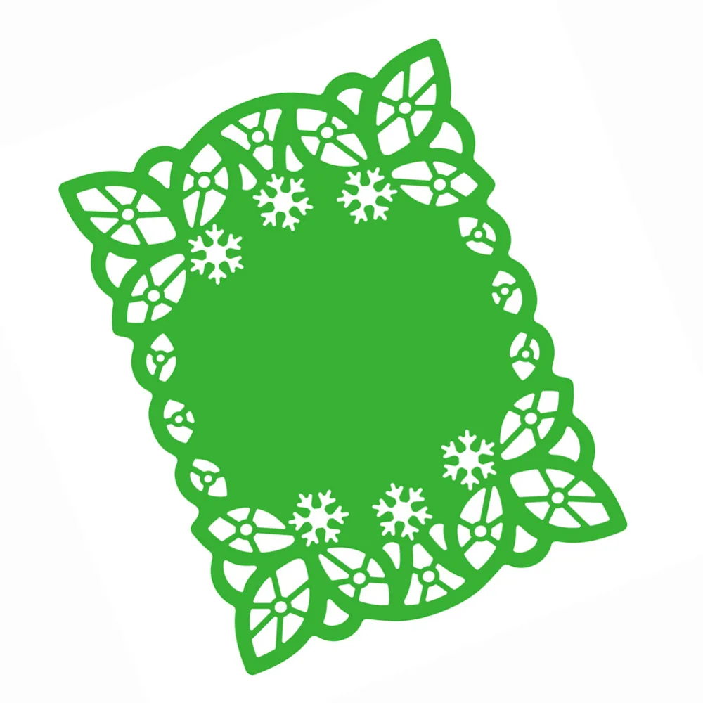 DIY Прямоугольный Обеденный коврик из углеродистой стали режущие штампы