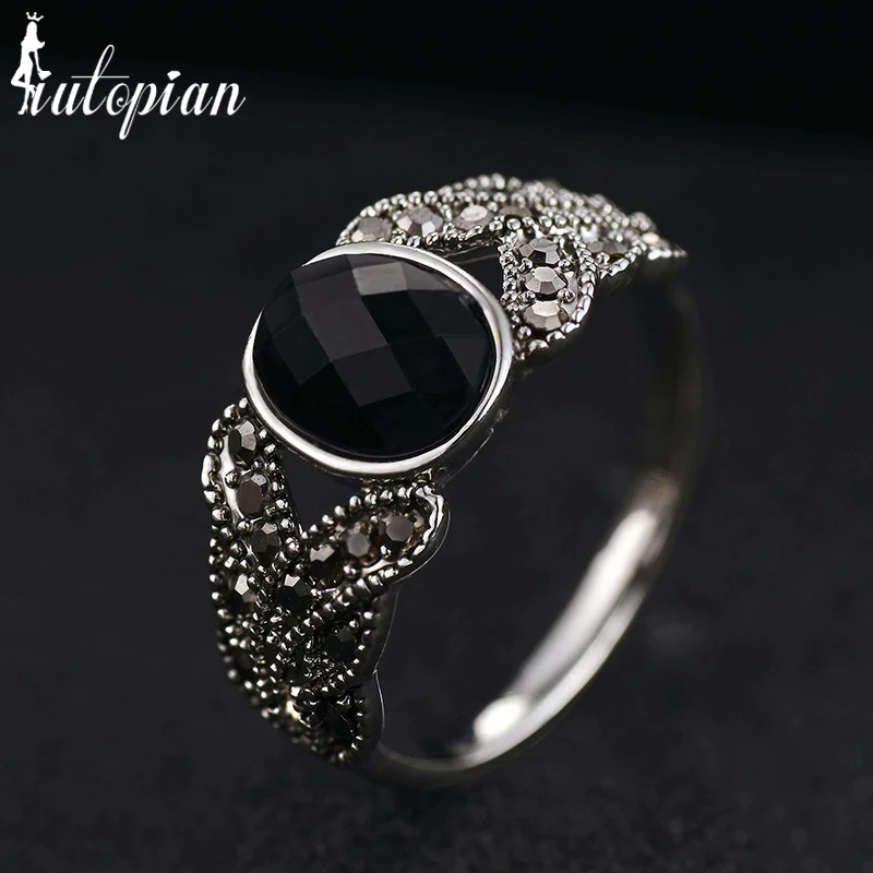 Винтажные кольца Iutopian в стиле ретро для женщин антиаллергенные высокое качество