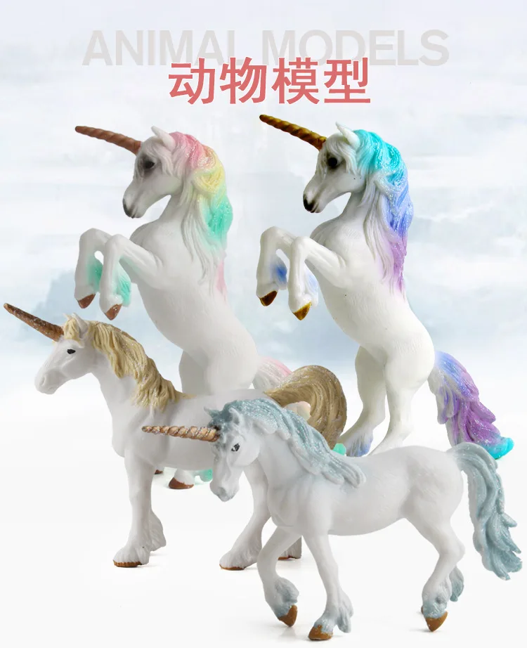 Симпатичные Pegasus Tenma Elves Овцы единорог модель моделирование мини животное лошадь модель Фигурка диких фигур детские развивающие игрушки подарки