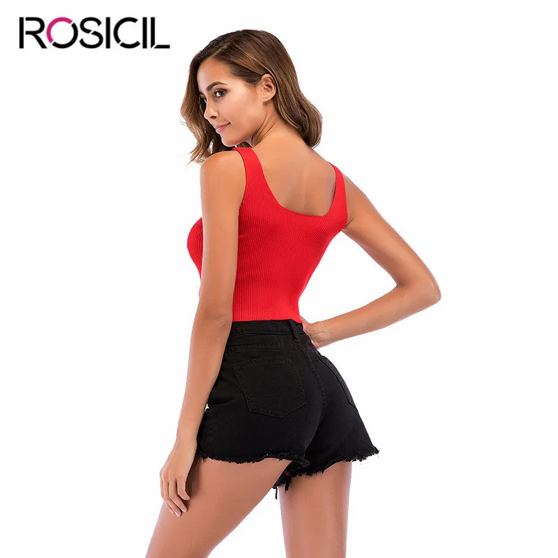 Новый черный Повседневное бинты трикотажные топы Элегантные Короткие Ribbed Crop Top