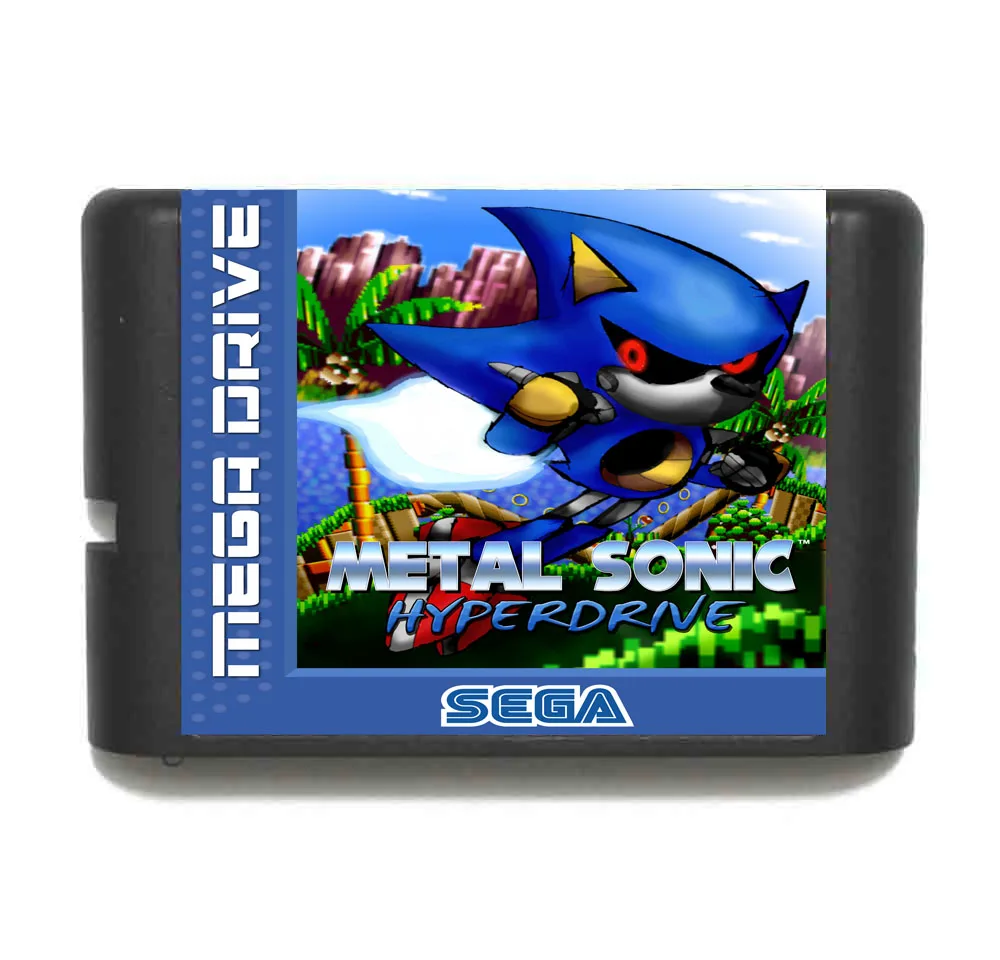 Металлическая звуковая гипердрайв 16 бит MD игровая карта для Sega Mega Drive Genesis |