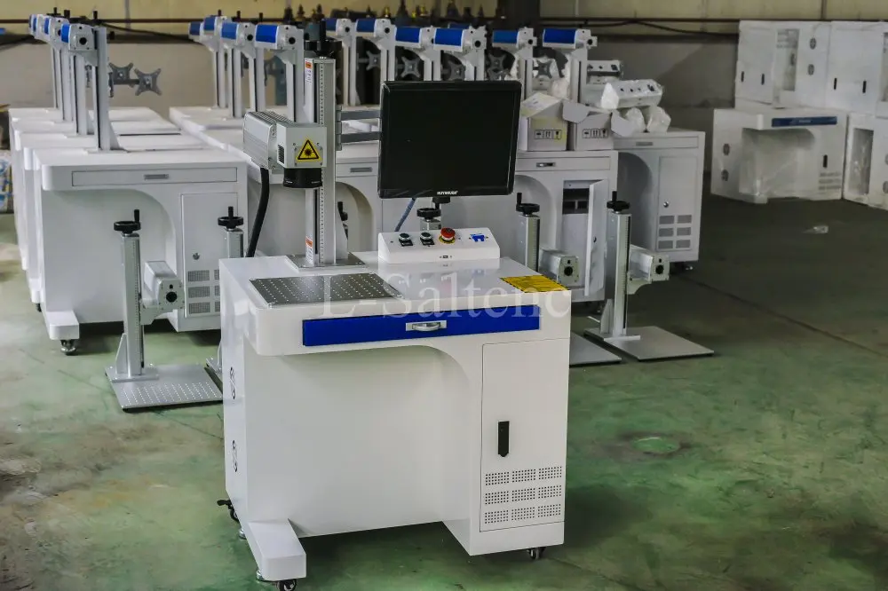 Металлическая лазерная маркировочная машина 30 Вт волоконная машина|Фрезы по