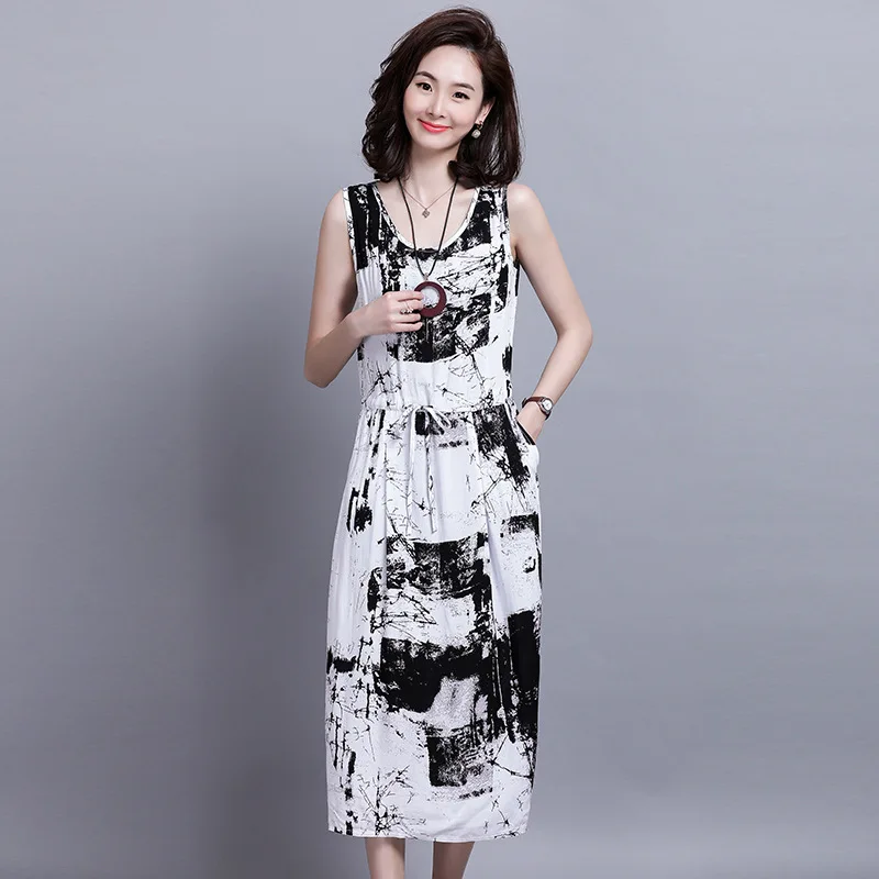 

4xl 5xl 2019 women 2 pieces sets large size loose casual long dress elegant summer dress plus size 2 piece outfits Cardigan