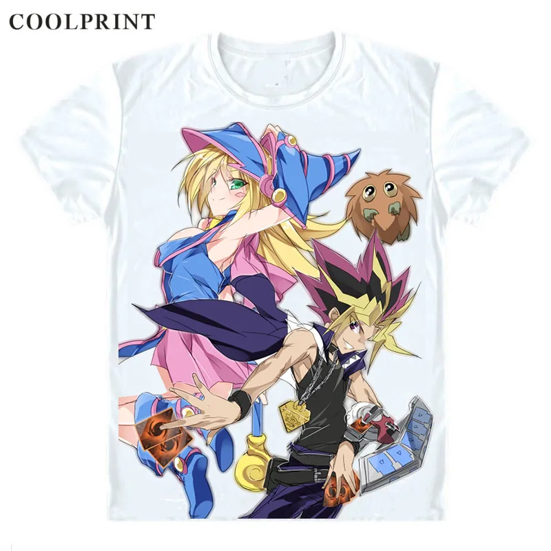 Футболка Yami Yugi Dark Мужская Повседневная рубашка с рисунком дуэли монстров Юу-Ги-о