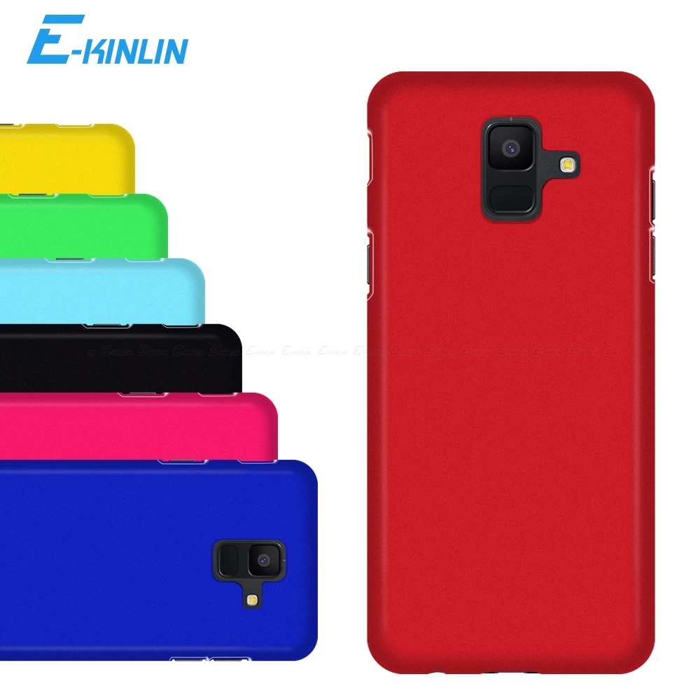 Жесткая задняя крышка из ПК для Samsung Galaxy A8 A7 A6 Plus A90 5G A80 A70 A60 A50 A40 A30 A20e A20 A10 A5 A3 A9