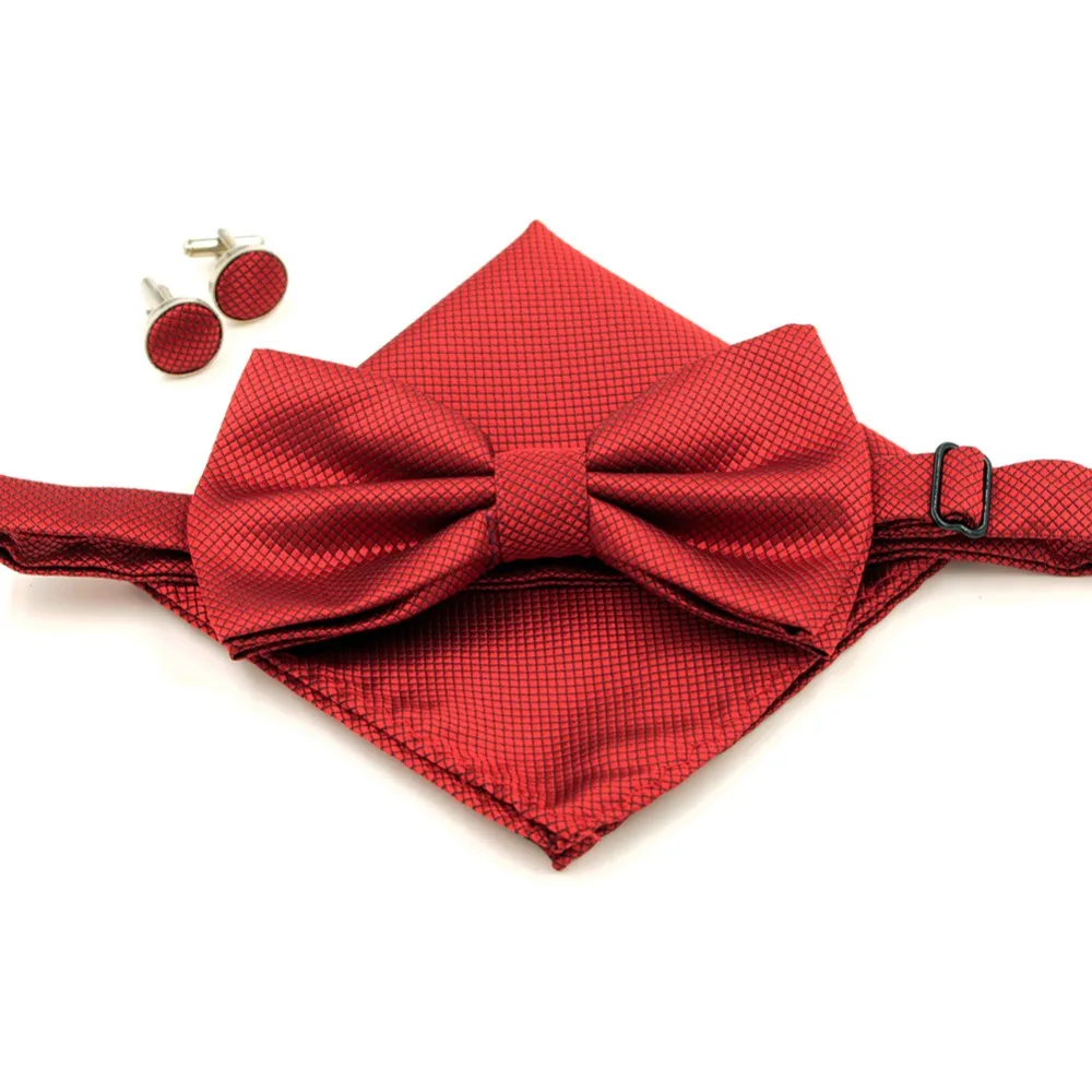 Комплект для мужчин бабочка запонки платок. В наличии 5 расцветок|bowtie|set audioset of tea