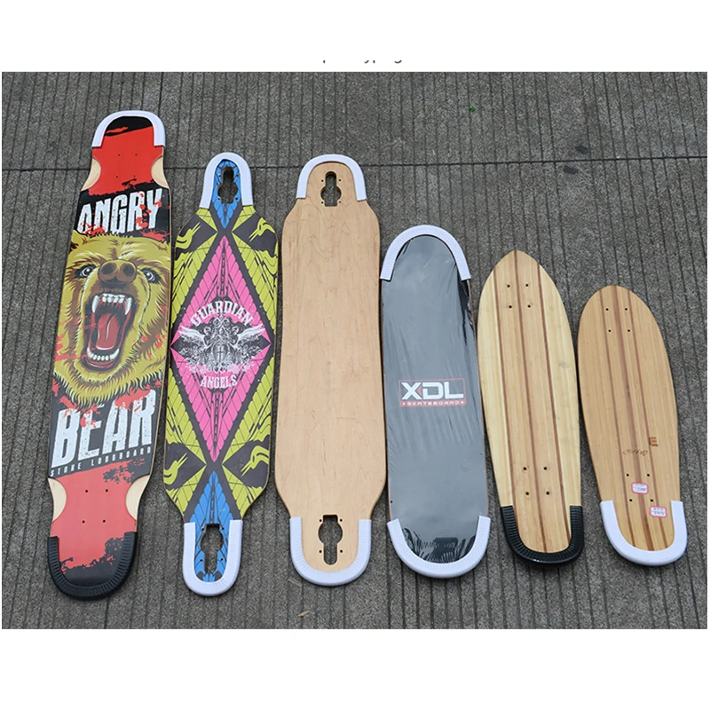2 шт скейтборд защитные полосы рельсы для Longboard двойной рокер скейтборд Крейсер