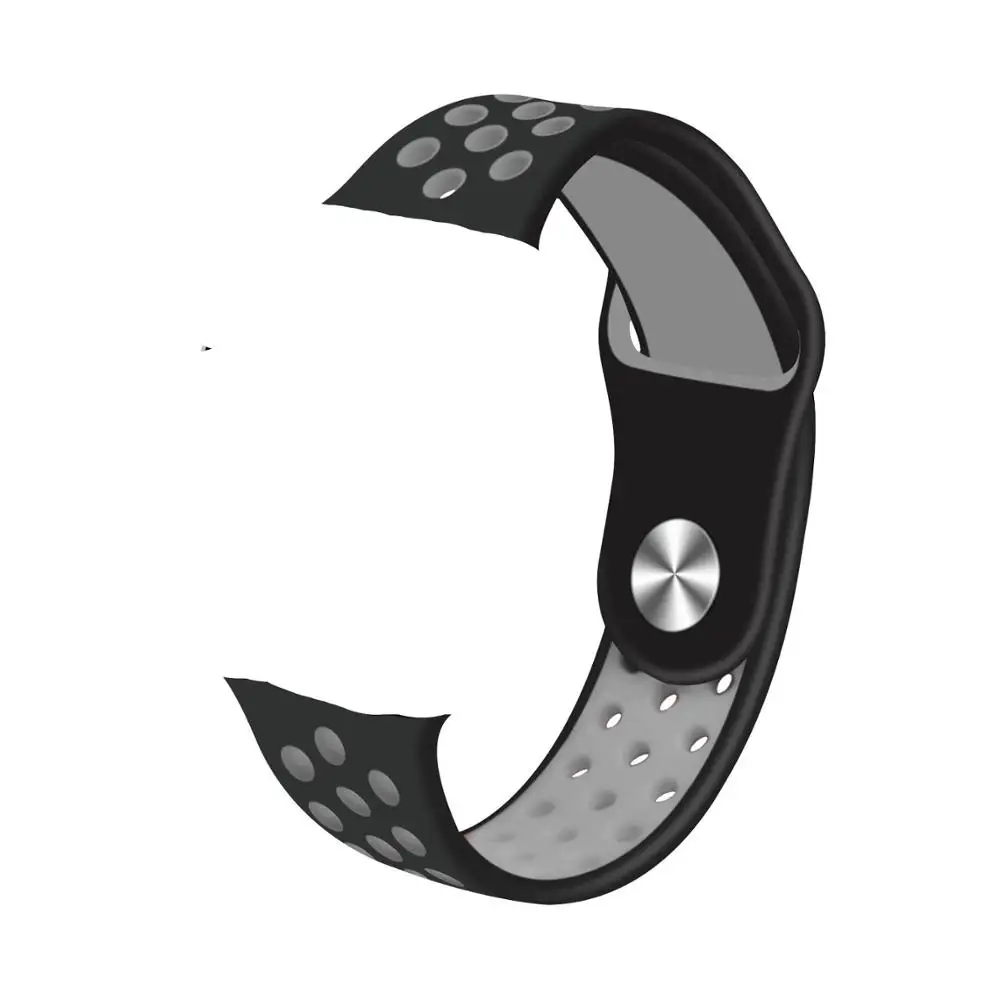 black gray strap IWO 8 Bluetooth умные часы спортивные Шагомер информация советы вызова IWO8 SmartWatch для Apple IPhone Xiaomi Android смартфон 8 - Цвет: black gray strap