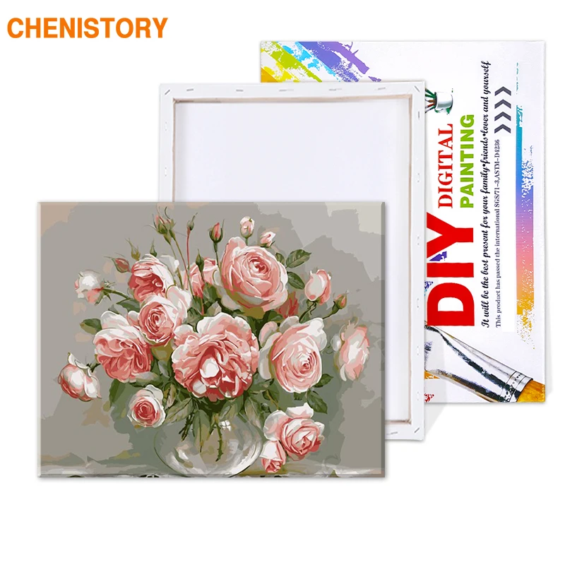 CHENISTORY новая акриловая краска для рисования по номерам набор на холсте Cuadros Decoracion