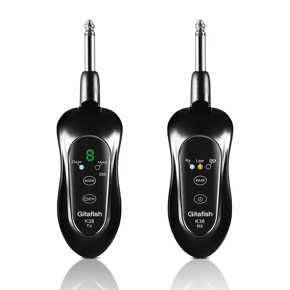 USB Wireless Guitar Transmitter &amp Receiver Built-in Rechargeable Lithium Battery 50M | Спорт и развлечения