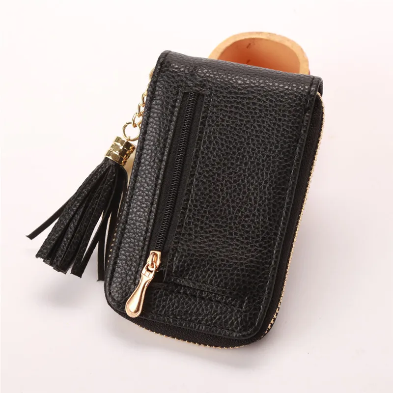 Мужской и Женский кошелек многофункциональный кожаный для монет модный мини на