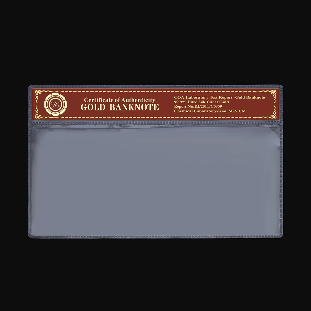 Пластиковый пакет для банкнот экологически чистый прозрачный зеленый новый