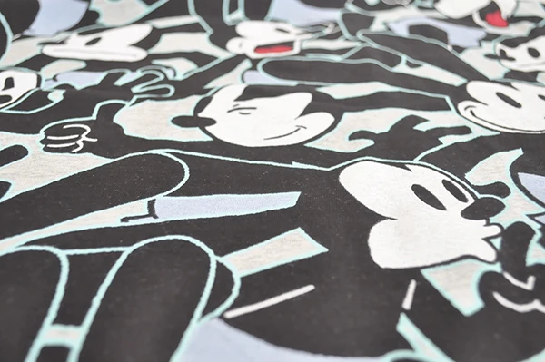 Мультяшный Oswald the Lucky Rabbit винтажная простая хлопковая ткань для шитья пэчворк