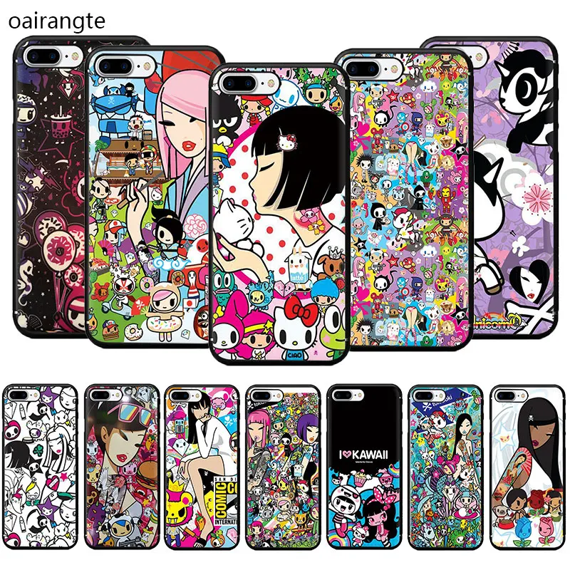 Японский Токидоки Новое поступление сотовый мягкий чехол из ТПУ для телефона iPhone