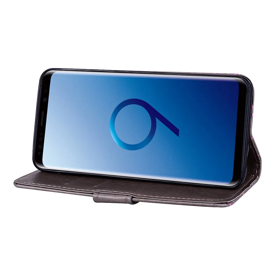 Чехол s для samsung Galaxy S9 S8 A8 плюс S7 S6 край A3 A5 j3 j5 j7 кожаный чехол для телефона с бабочками чехол P03F