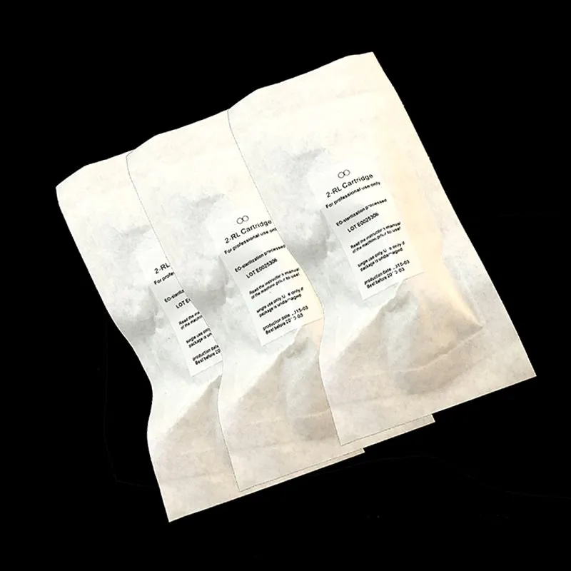1RL -50pcs Профессиональная тату-машина для бровей и губ с цифровым швейцарским мотором, Перманентный макияж, тату-машина, Мощный Тихий мотор питания - Цвет: 1RL -50pcs
