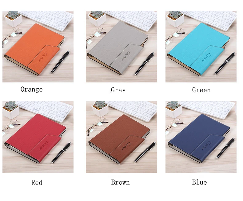 A5 Business Notebook производителей кожи на заказ ноутбук полноценно Магнитная застежка ноутбуки с отрывными листами пользовательские логотипом