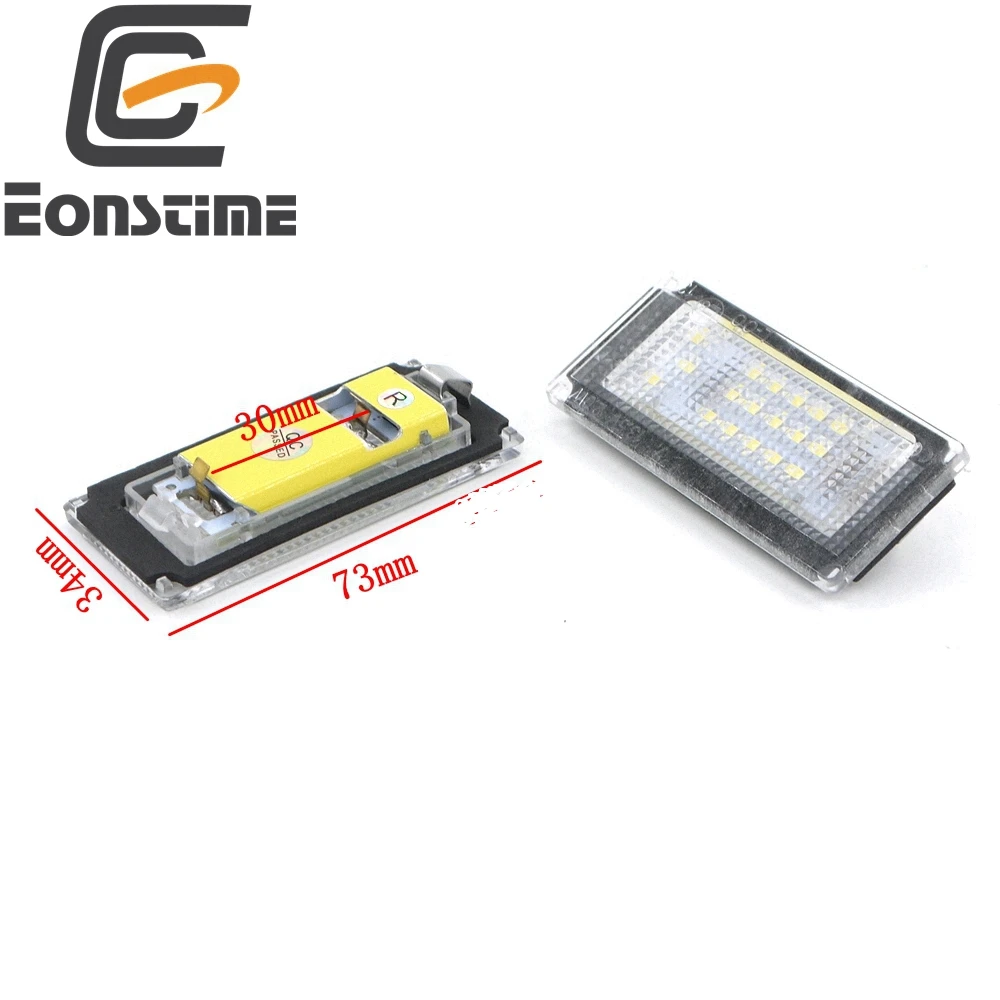Eonstime 6000K белый 2 шт. 18 светодиодных ламп для номерного знака BMW Mini Cooper Convertible R50 R52 R53