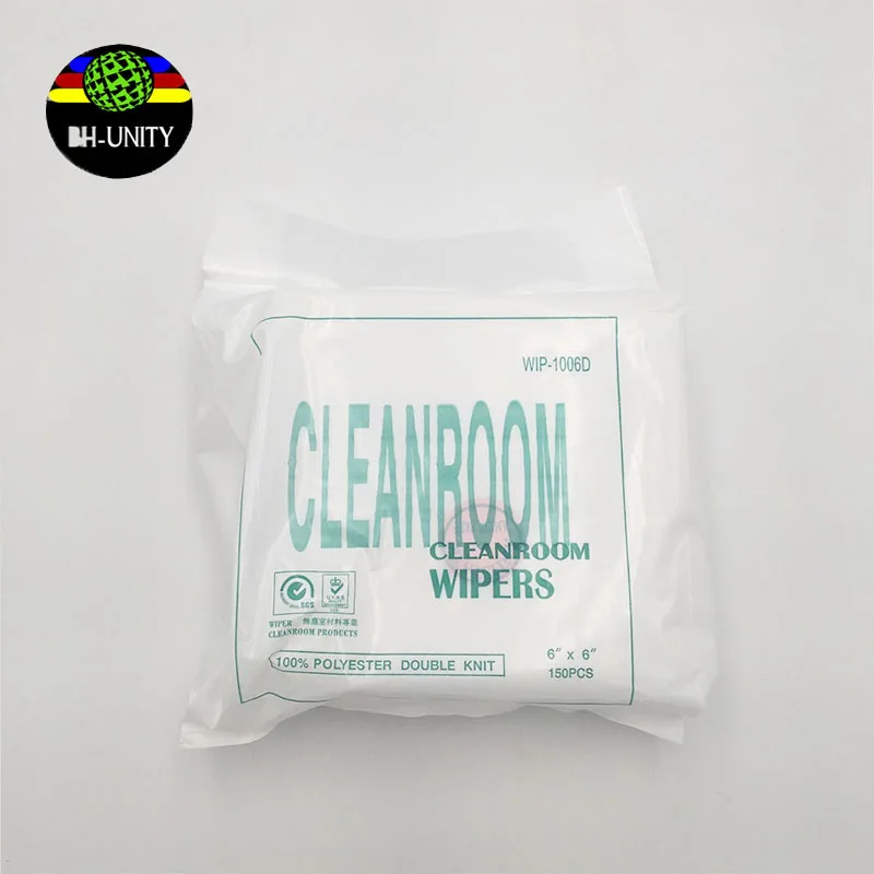

150pcs/pack 6*6 clean cloth Printhead Cleaning Cleanroom Wipers for ep-son/spt/ricoh printhead