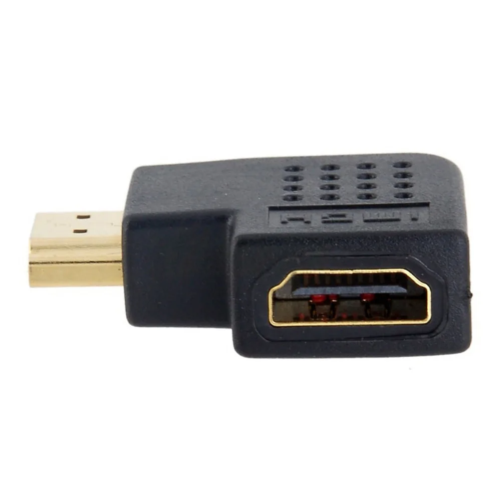 

90 Degree Right Angled HDMI 1.4 Male to Female Extension Adapter Converter