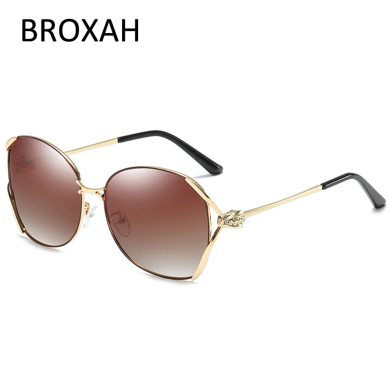 BROXAH модные роскошные поляризационные солнцезащитные очки для женщин Брендовые