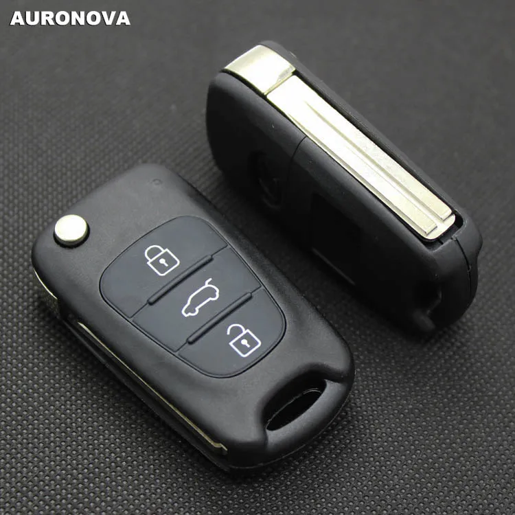 AURONOVA Новый Сменный складной чехол для ключа Hyundai I30 I35 с 3 кнопками|Заготовки