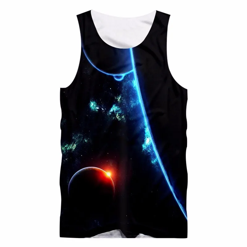 OGKB Горячая Мода сексуальные топы на бретелях для мужчин без рукавов жилет Galxy