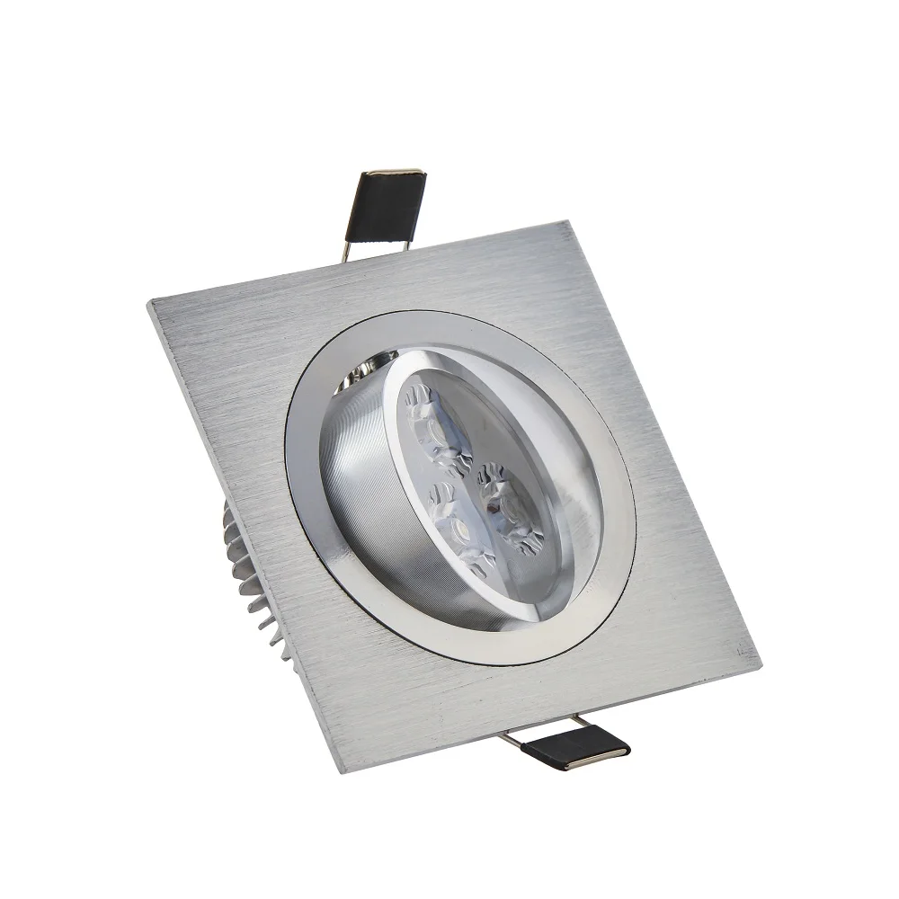 Светодиодный светильник SMD5050 с регулируемой яркостью, потолочный светодиодный светильник 9 Вт 12 Вт, Потолочный встраиваемый Светильник 220 В 110 В, светодиодная лампа для спальни, кухни