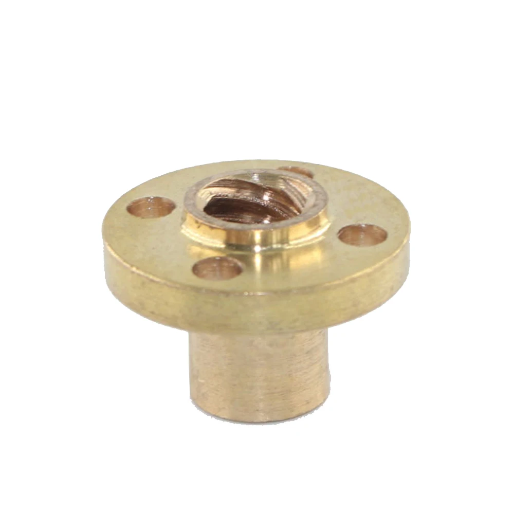 

3D Printer CNC Parts Copper Nut T-type Stepper Motor Trapezoidal Lead Screw 8MM Thread 1mm/2mm/4mm/8mm T8 Nuts