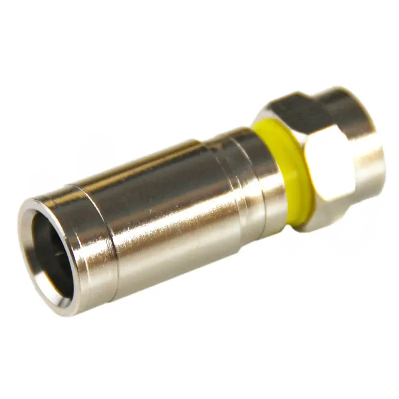 10 шт. RG6 Полная Меди Лучших F-Type Waterproof Connector для LNB/Спутниковый Ресивер/DiSEqC