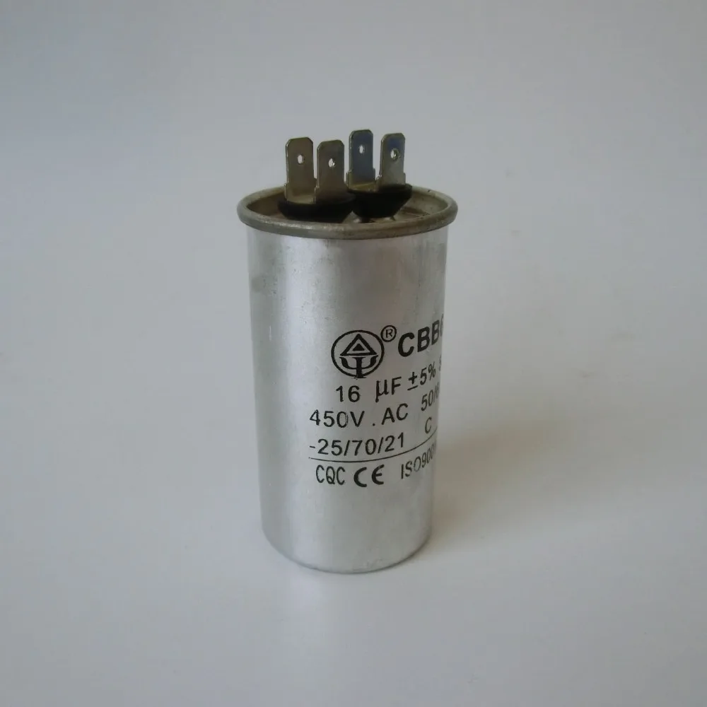 Kiger CBB65 16 мкФ/450V 50/60Hz 25/70/21 моторный конденсатор компрессор кондиционера пусковой