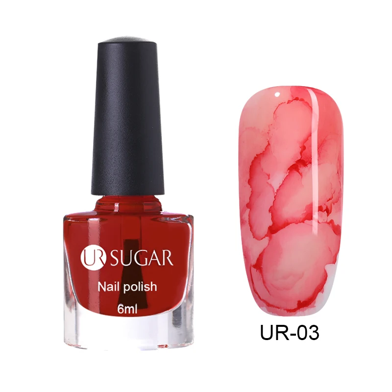 3 Ur Sugar 6 мл цветочный Лак для ногтей, цветной лак для ногтей, Опаловая основа для маникюра, украшения для ногтей - Цвет: 3