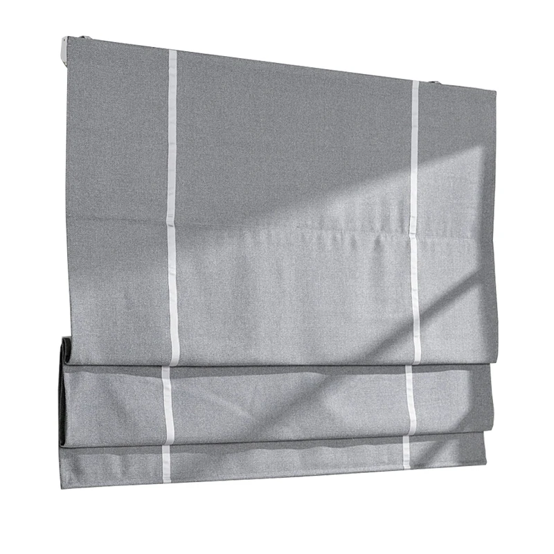 Штора из хлопка и льна на заказ штора в римском стиле для гостиной ванной комнаты