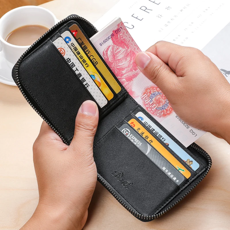 Брендовые мужские кошельки BAQI высококачественный Кошелек для монет из