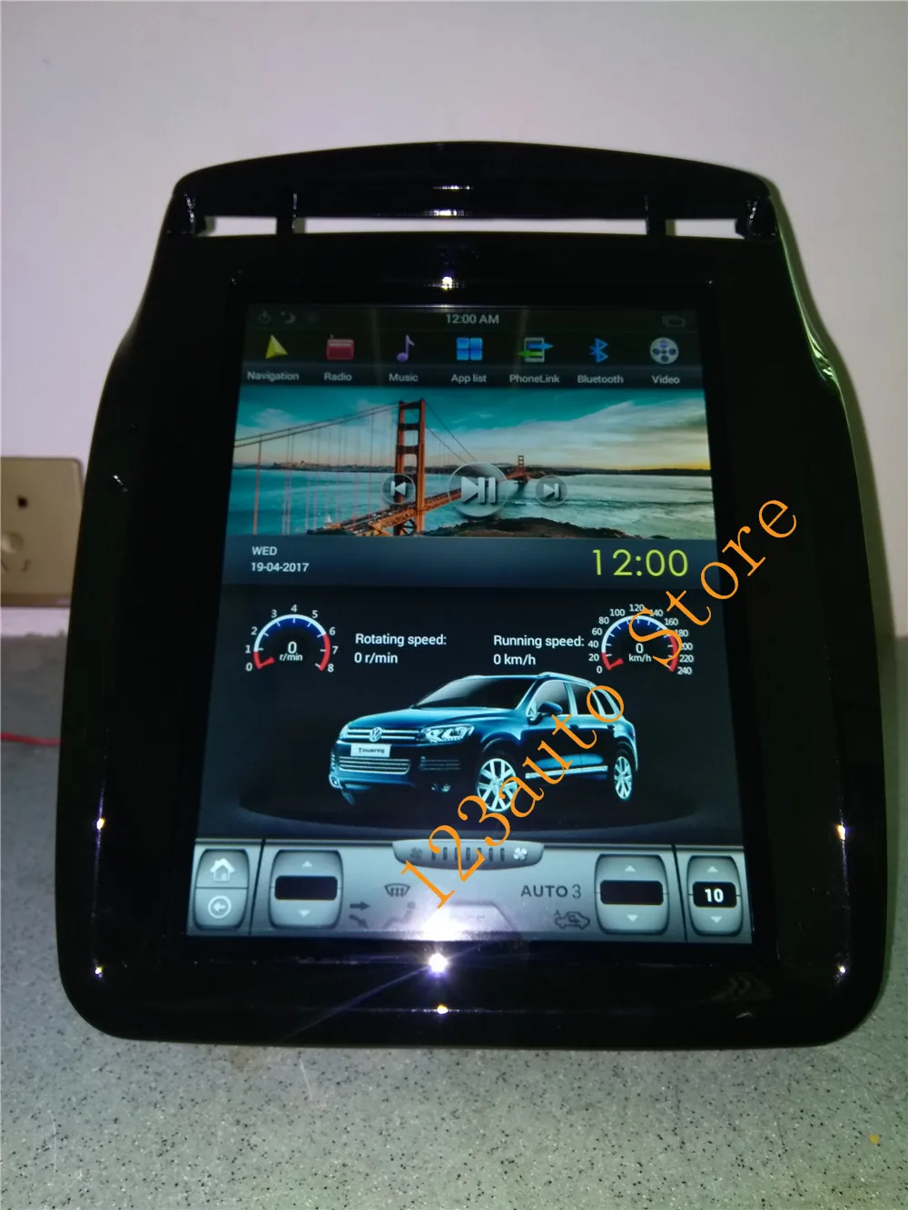 10,4 ''вертикальный экран Tesla стиль Android 8,1 автомобильный DVD gps плеер Радио Навигация для Volkswagen TOUAREG 2010- PX6 HDMI