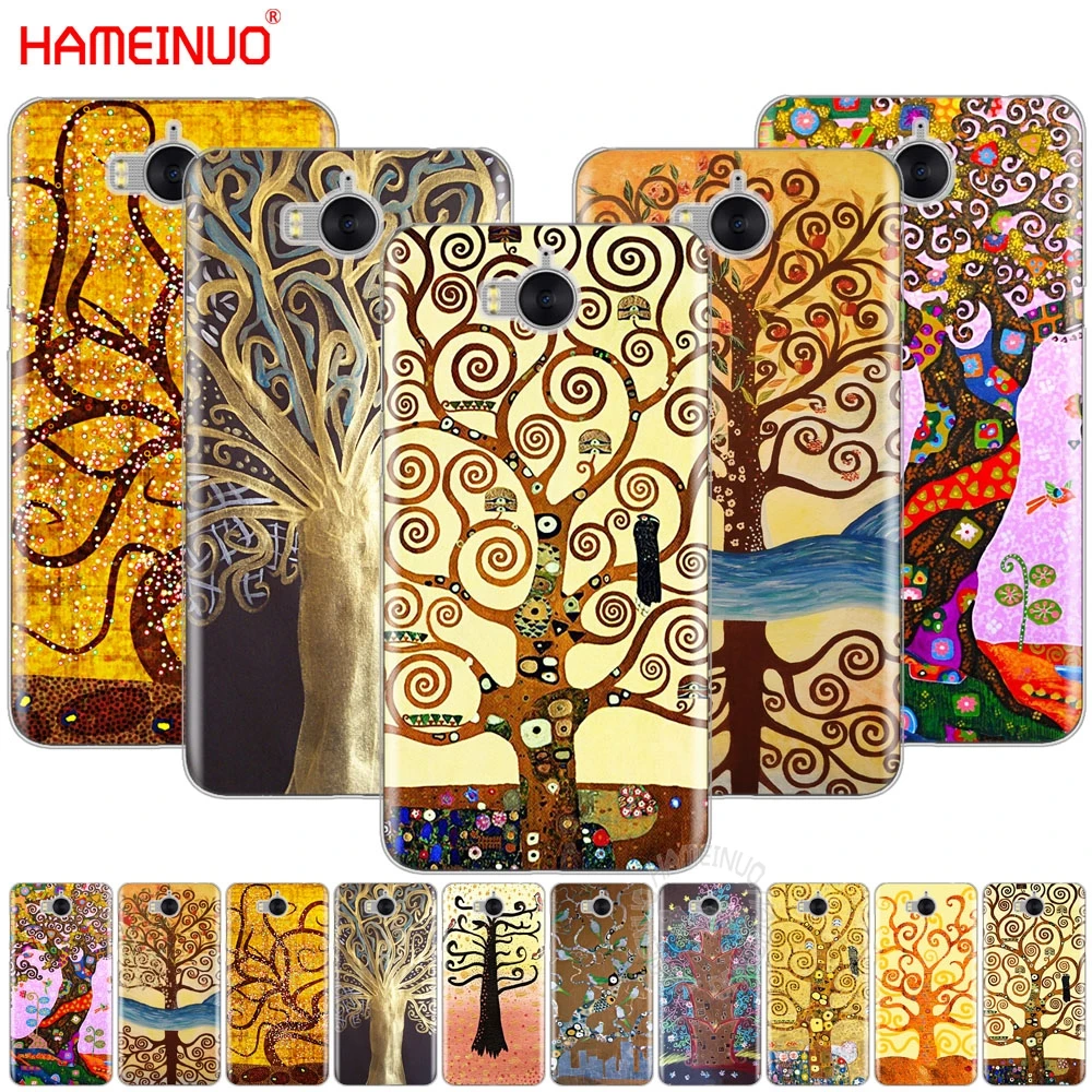 HAMEINUO Густав Климт чехол для сотового телефона с деревом жизни huawei honor 3C 4X 4C 5C 5X 6 7 Y3