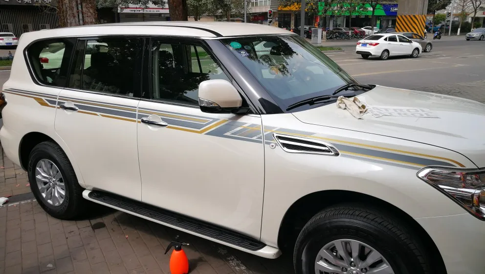 Стикер для кузова автомобиля наклейка стикер украшение Nissan Patrol Y62 автостайлинг