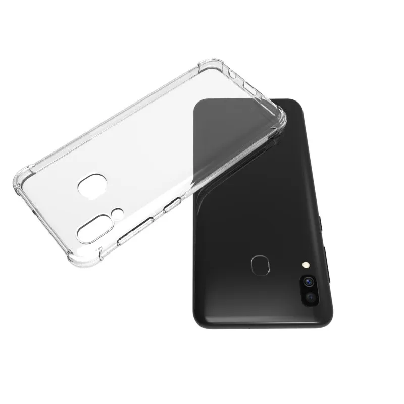 Чехол для Samsung Galaxy A30 A50 A40 A70 A60 A10 2019 A5 A3 A6 A8 A9 A7 2018 противоударный прозрачный чехол |