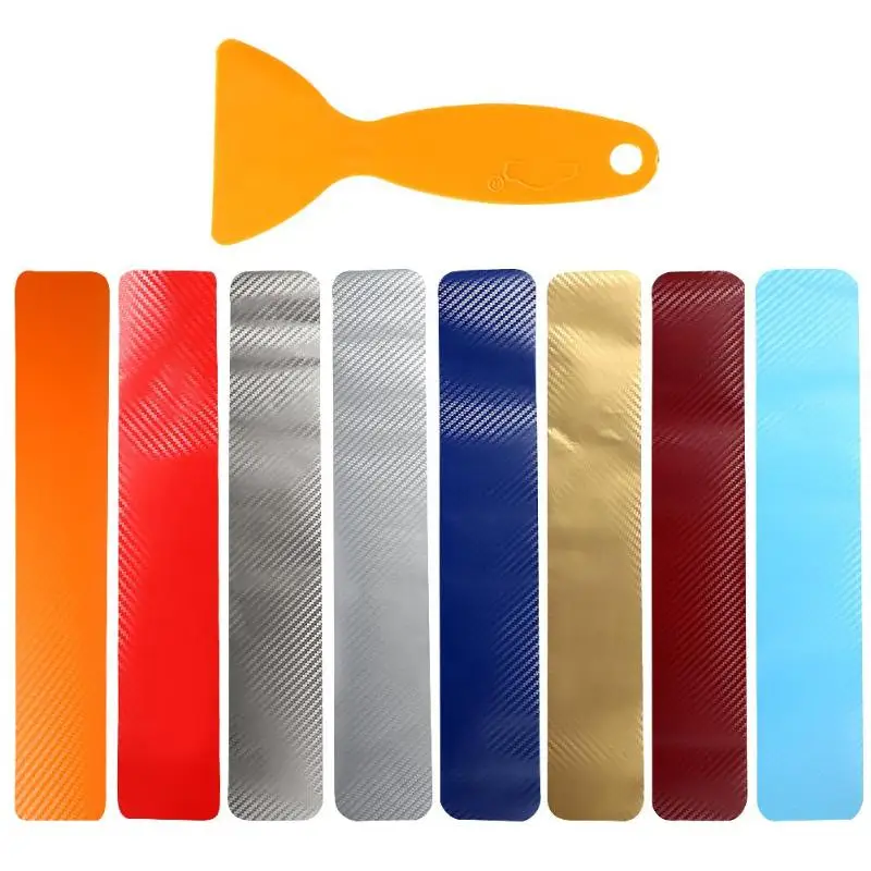 4 шт./компл. универсальные наклейки для автомобиля сделай сам 3D углеродное