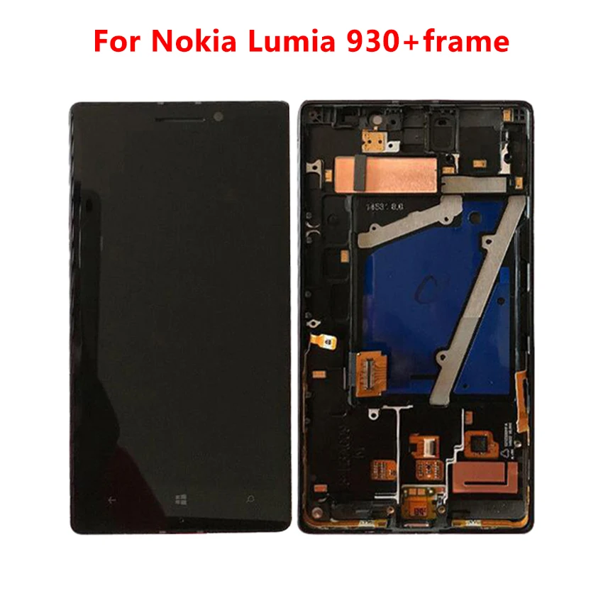 

LCDs For NOKIA Lumia 930 LCD Display Touch Screen with Frame Replacement Screen For NOKIA Lumia 930 LCD RM-1045 5.0"