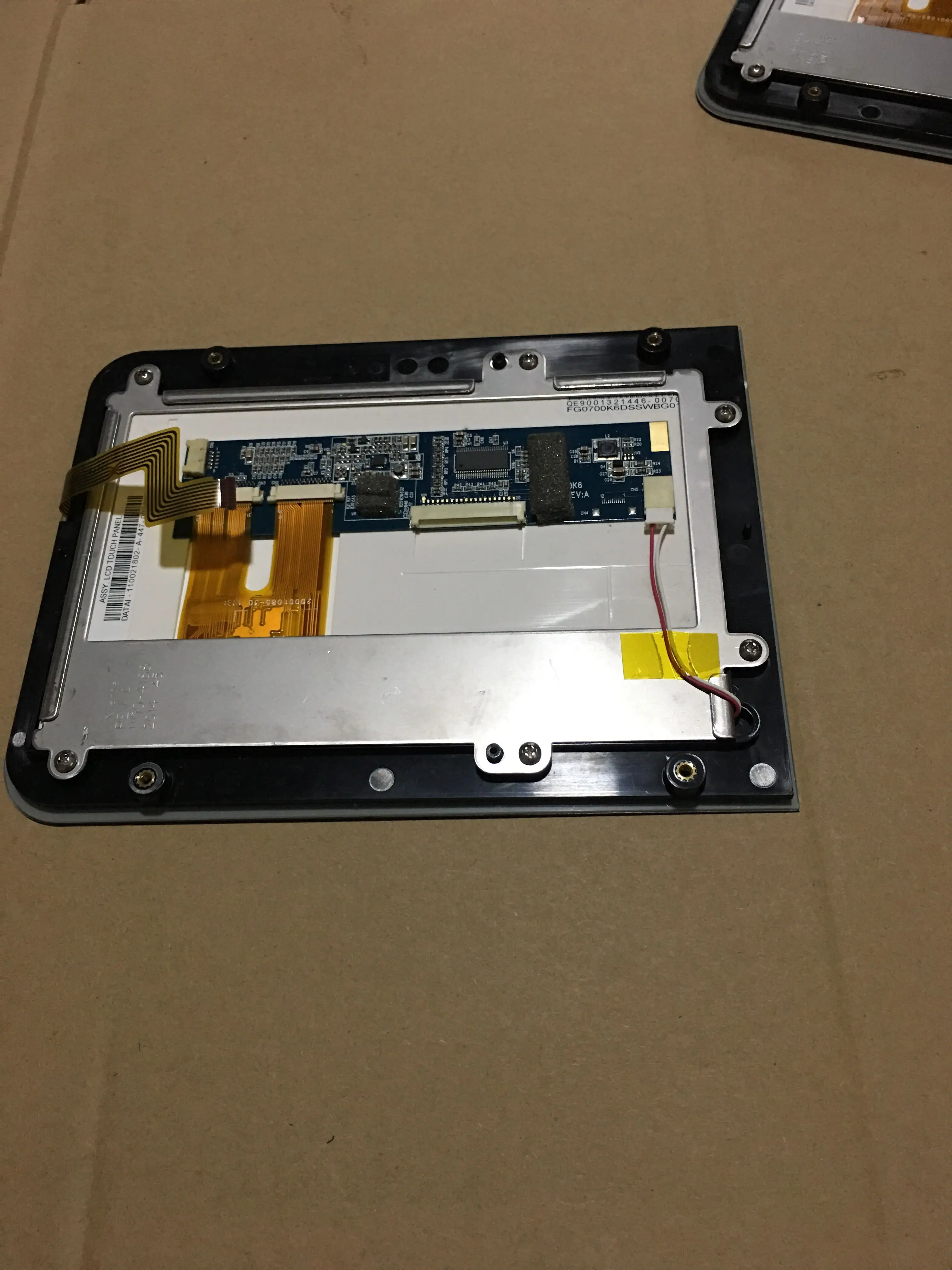 

7inch ABACIS FG0700K6DSSWBG01 Industrial screen lcd screen with touch panel