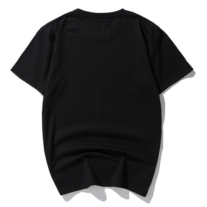 Мужская футболка с коротким рукавом MFERLIER летняя принтом хаски большого размера