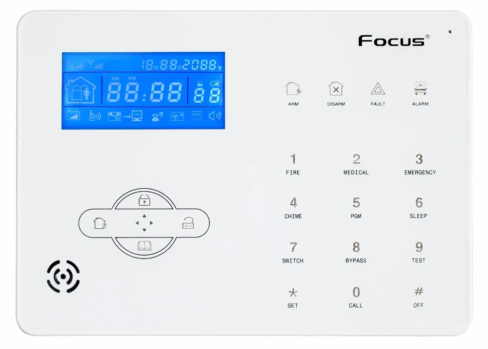 Focus ST-IIIB Wireless GSM Alarm System Home Safety protection Alarm System with Solar-power Strobe Falsh Siren