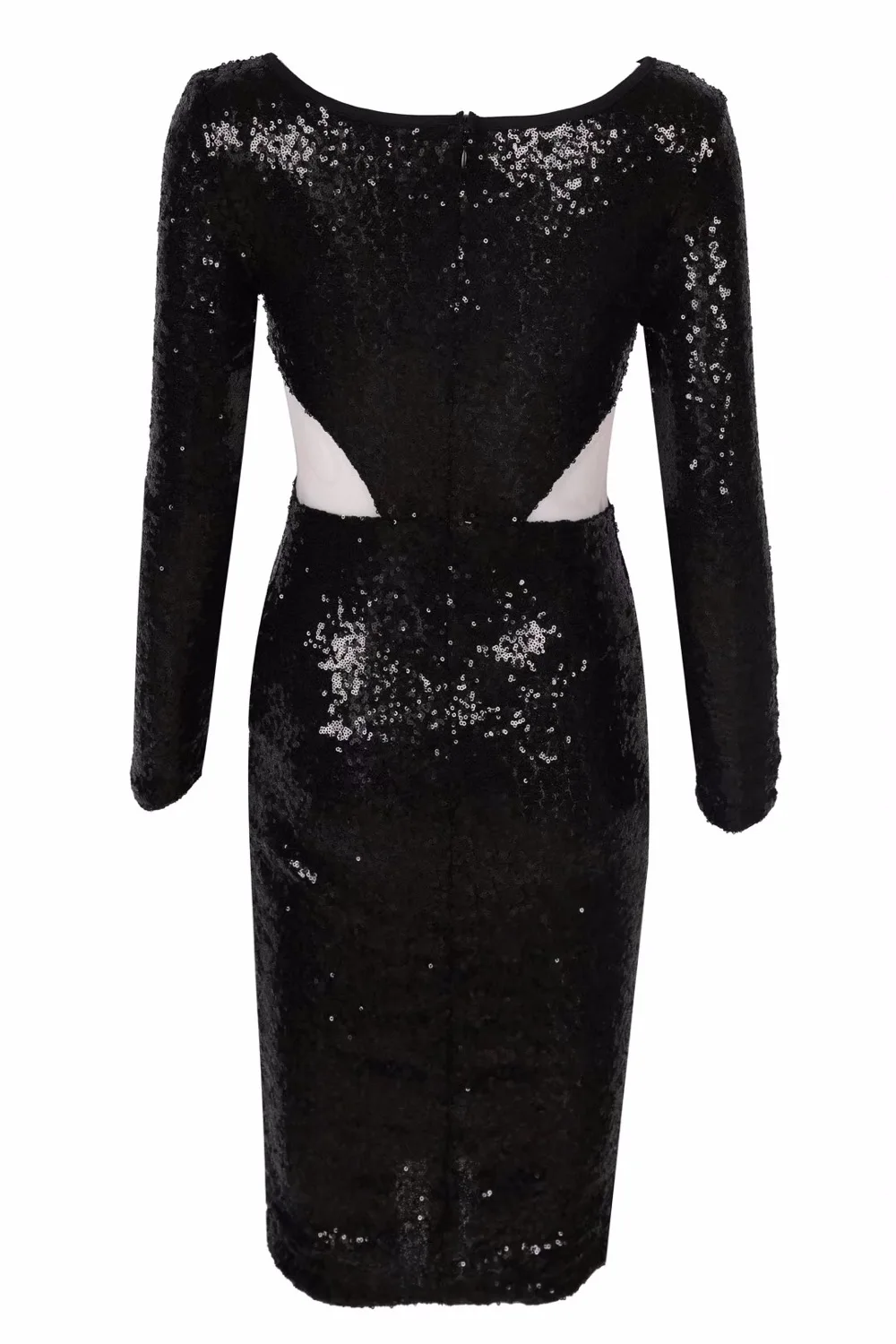 Backless O-neck New Style Fashion Sexy Women Bandage Dress Sequined Hollow Out Celebrity Body Con Pub Dresses Party wholesale | Женская