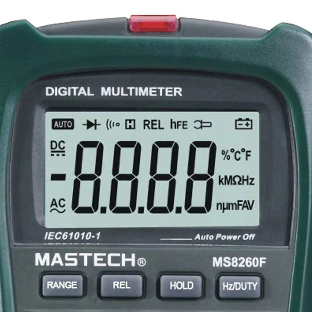 MASTECH MS8260F Мегаомметр DMM Частотный конденсатор w/бесконтактная проверка напряжения