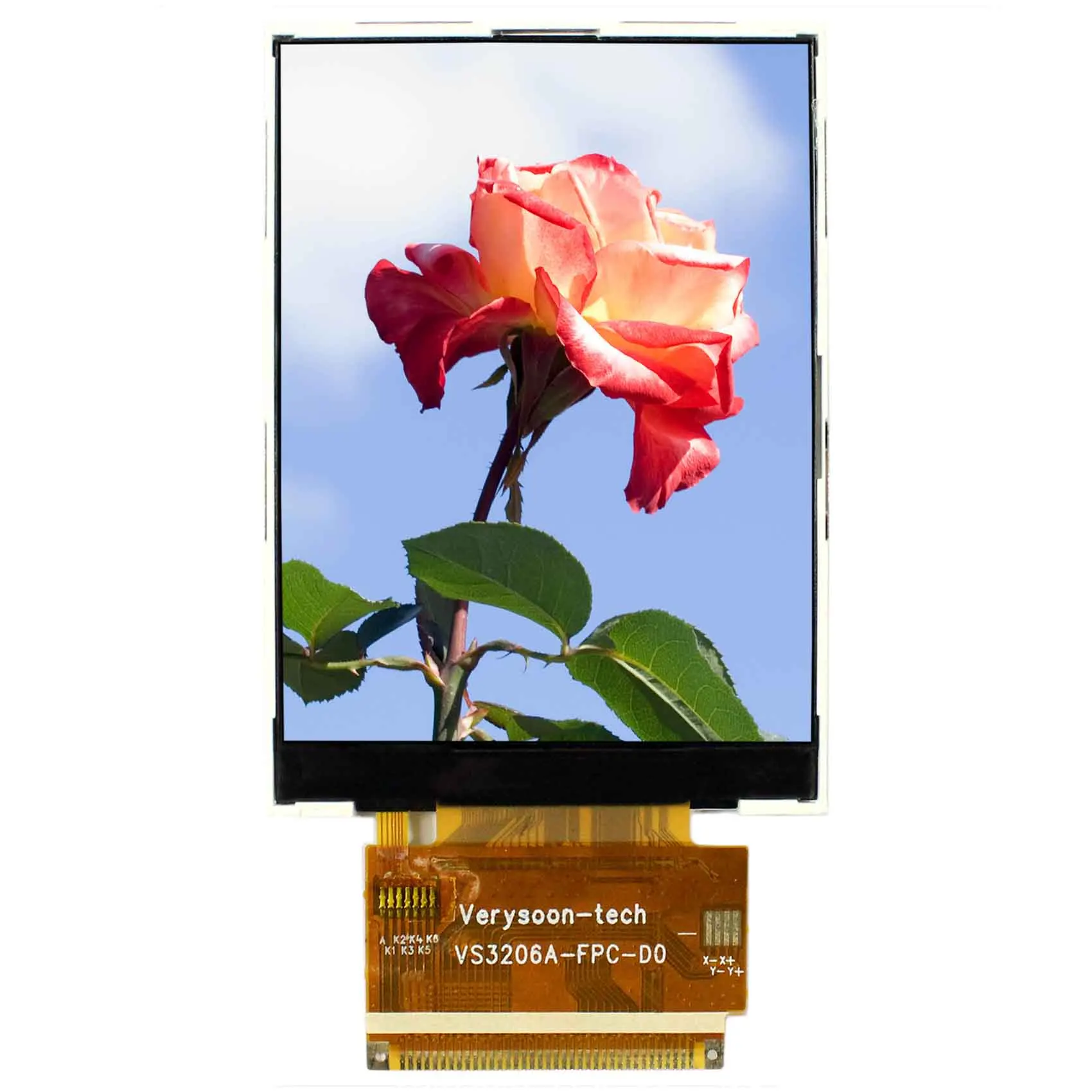 

3.2inch MCU TFT LCD with 240x320 resolution, 37pin PFC Connector
