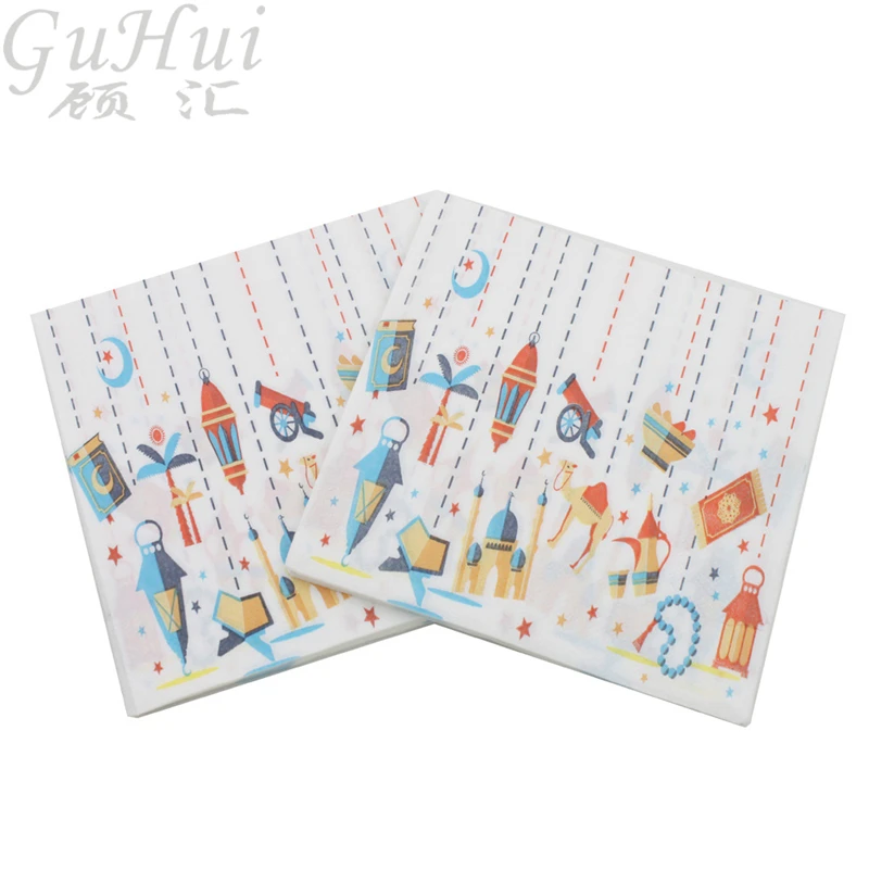 100 шт. бумажные салфетки в арабском стиле | Дом и сад