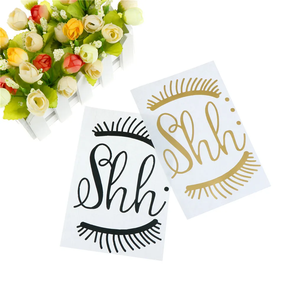 Настенные наклейки красивые ресницы... Милый виниловый Настенный декор для